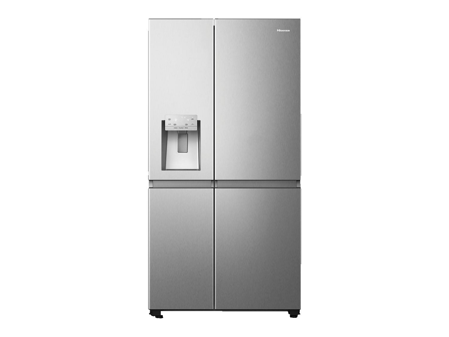HISENSE RS 818 N 4 TIE 1 Side-by-Side (632 l, E, 1790 mm hoch, Inox-Look)