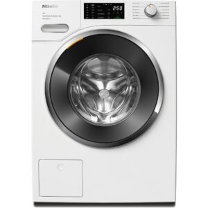 MIELE WWE380 WPS PWash&Steam&8kg W1 White Edition Waschmaschine (8 kg, 1400 U/Min., A, Flusenfilter, Fremdkörperfilter)