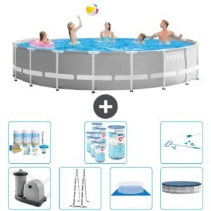 INTEX Rundes - 549x122 cm + Zubehör CB46 Opzetzwembad