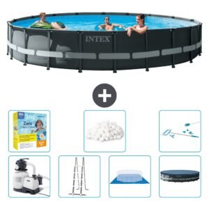 INTEX Rundes - 610x122 cm + Zubehör CB52 Opzetzwembad