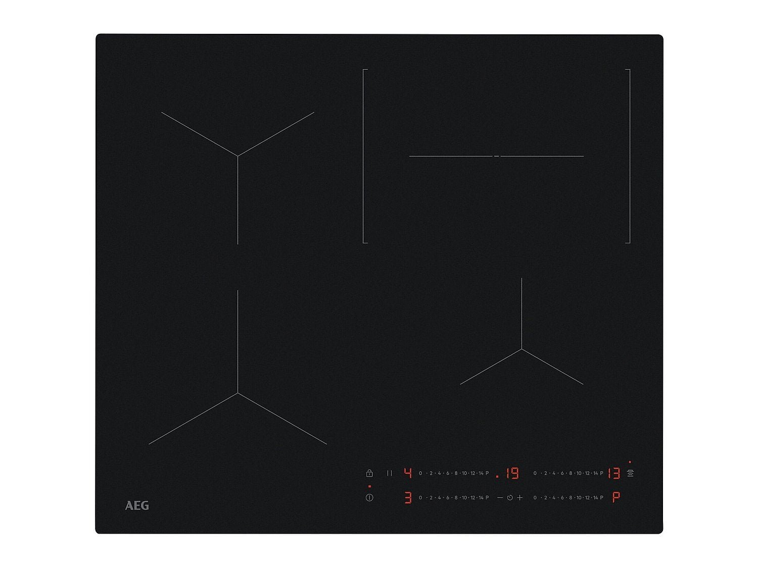 AEG TO64IC0FIT Induktionskochfeld (580 mm breit, 4 Kochzonen)