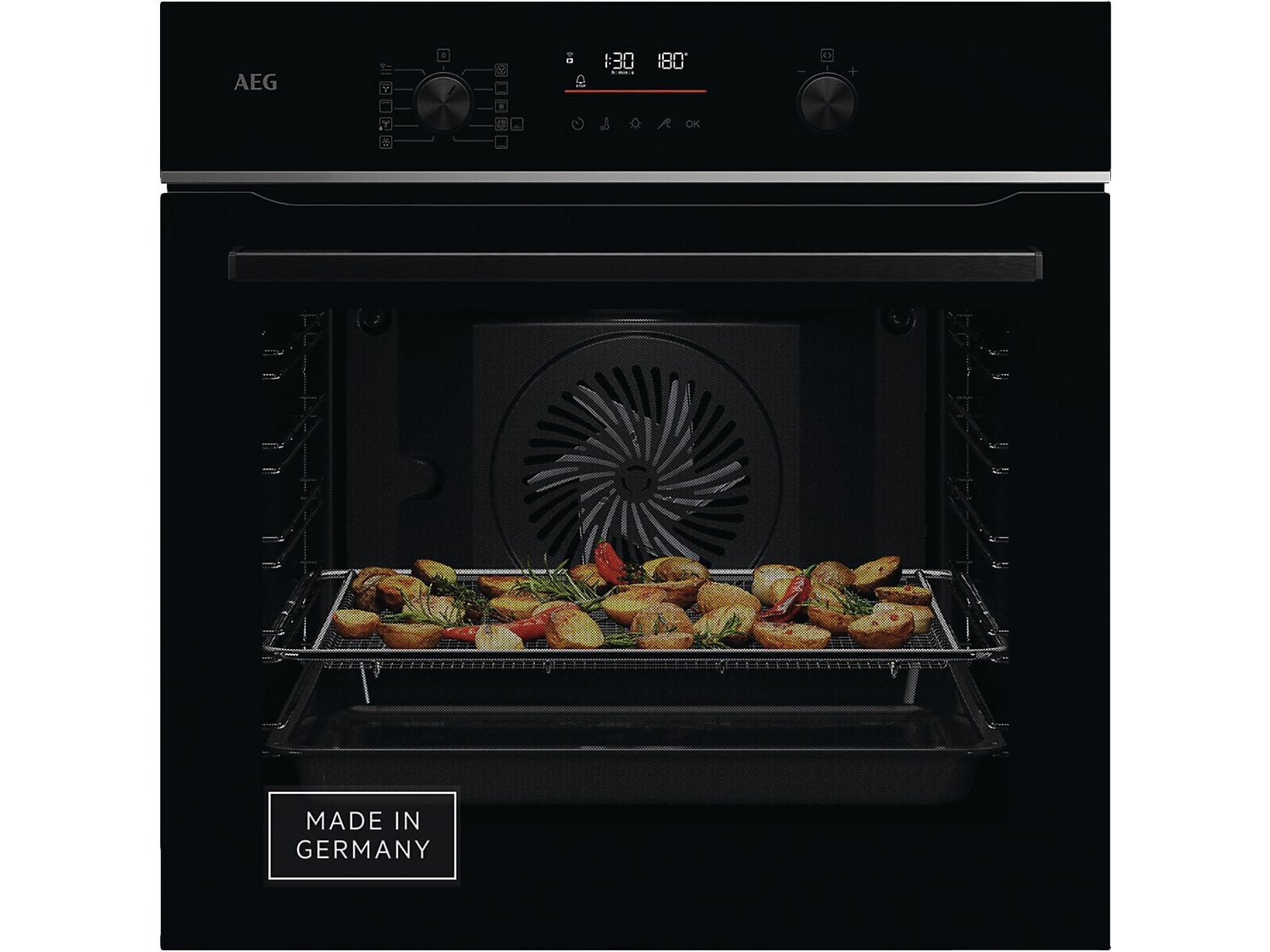 AEG TS6PB51ZAB, Einbaubackofen (Einbaugerät, 71 l, 595 mm breit), Serie 6000