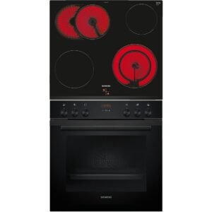 SIEMENS EQ212KAAB iQ300, Einbauherdset (Elektrokochfeld, A+, 71 l)