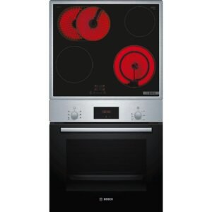 BOSCH HBD231VR61 Serie 2/Serie 4, Backofenset (Glaskeramikkochfeld, A, 66 l)