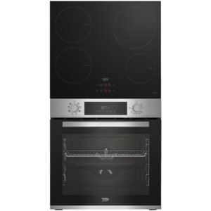 BEKO BBSM12340X, Einbaubackofenset (Induktion, A, 72 l)