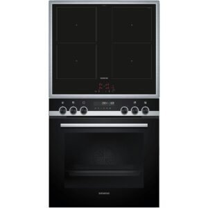 SIEMENS PQ521DB2ZM (HE578BBS4+EM645CQB6E) iQ500, Einbauherdset (Induktion, A+, 71 l)
