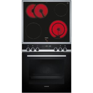 SIEMENS PQ521KB11 iQ500 (Herd); iQ300 (Kochfeld), Einbauherdset (Elektrokochfeld, A+, 71 l)