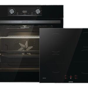 GORENJE BLACK INDUCTION SET 2 (BOS6737E06BG+GI6401BSC), Backofenset (Induktion, A, 77 l)