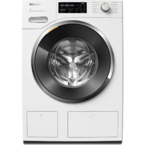 MIELE WWJ880 WPS PWash&TDos&Steam W1 White Edition Waschmaschine (9 kg, 1600 U/Min., A, Flusenfilter, Fremdkörperfilter)