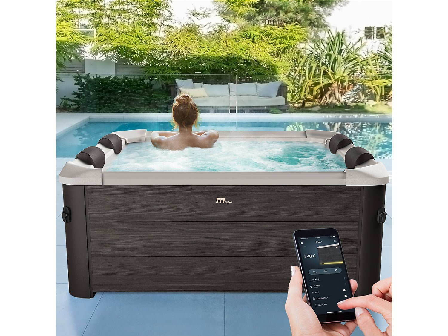 MSPA Whirlpool Frame Tribeca F-TR062W - 6 Personen Whirlpool