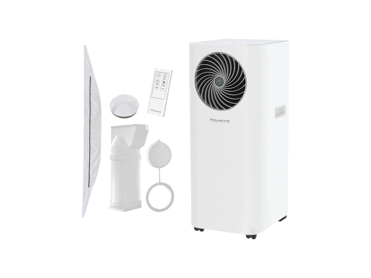 ROWENTA AU5020 Turbo Cool + Klimagerät Weiß (Max. Raumgröße: 83 m³, EEK: A)