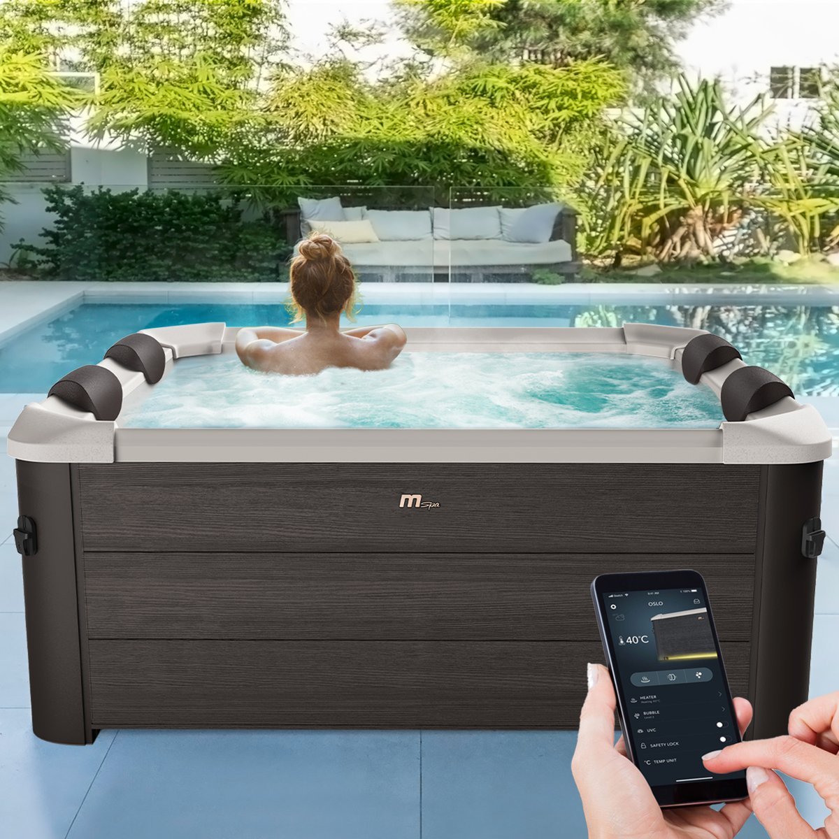 MSPA Whirlpool Frame Tribeca F-TR062W - 6 Personen Whirlpool